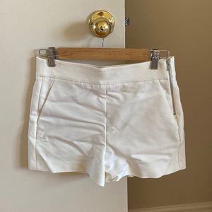 Zara white tailored shorts size small